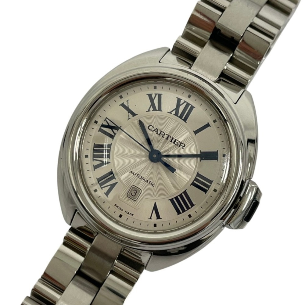 Cartier Clé de Automatic Watch WSCL0005 Silver Color Women's